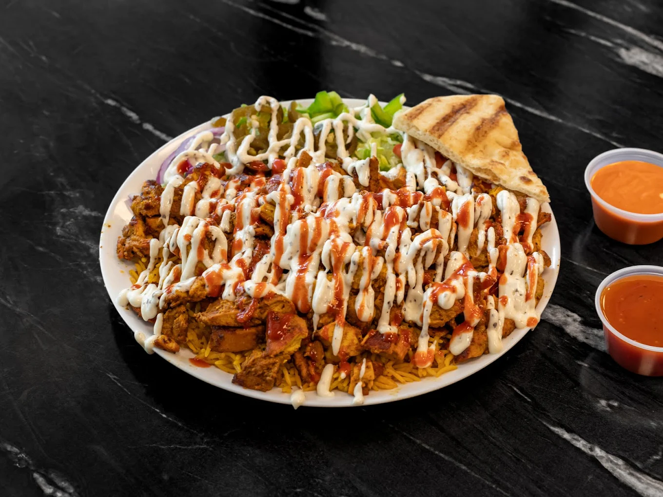 Grill Chicken Over Rice